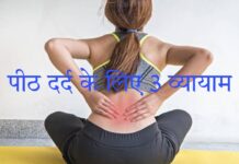 3 Effective पीठ दर्द के लिए व्यायाम – Back Pain Exercise in Hindi