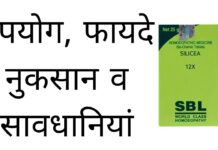 Silicea 12x Uses in Hindi – उपयोग, फायदे, नुकसान, खुराक व सावधानियां