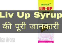 Liv Up Syrup Uses in Hindi - लिव अप सिरप के फायदे, उपयोग व नुकसान
